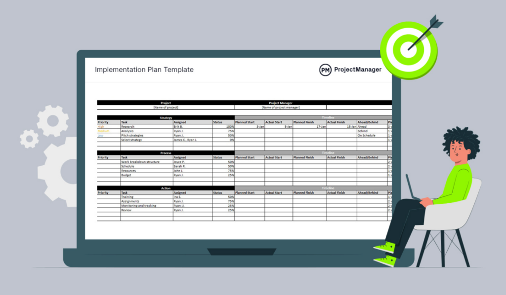 erp implementation checklist excel